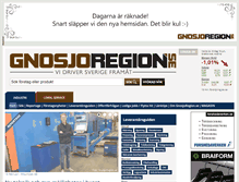 Tablet Screenshot of gnosjoregion.se
